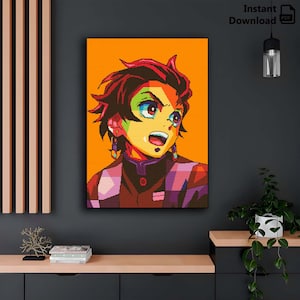 Dämonen Anime Kreuzstichmuster Slayer Kind der Helligkeit sofort download PDF