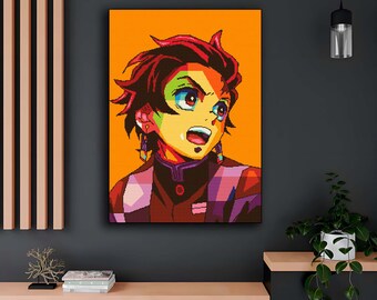 Demons anime cross stitch pattern slayer child of brightness instant download PDF