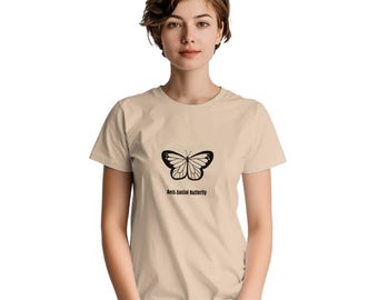 Retro Anti-Social Butterfly Tee