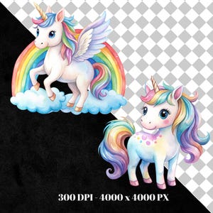 unicorn graphics, magical animal, rainbow unicorn png, baby unicorn png, cute unicorn png, nursery decoration, pastel unicorn, unicorn clipart, watercolor unicorn, baby girl birthday, animal clipart, baby shower, watercolor clipart