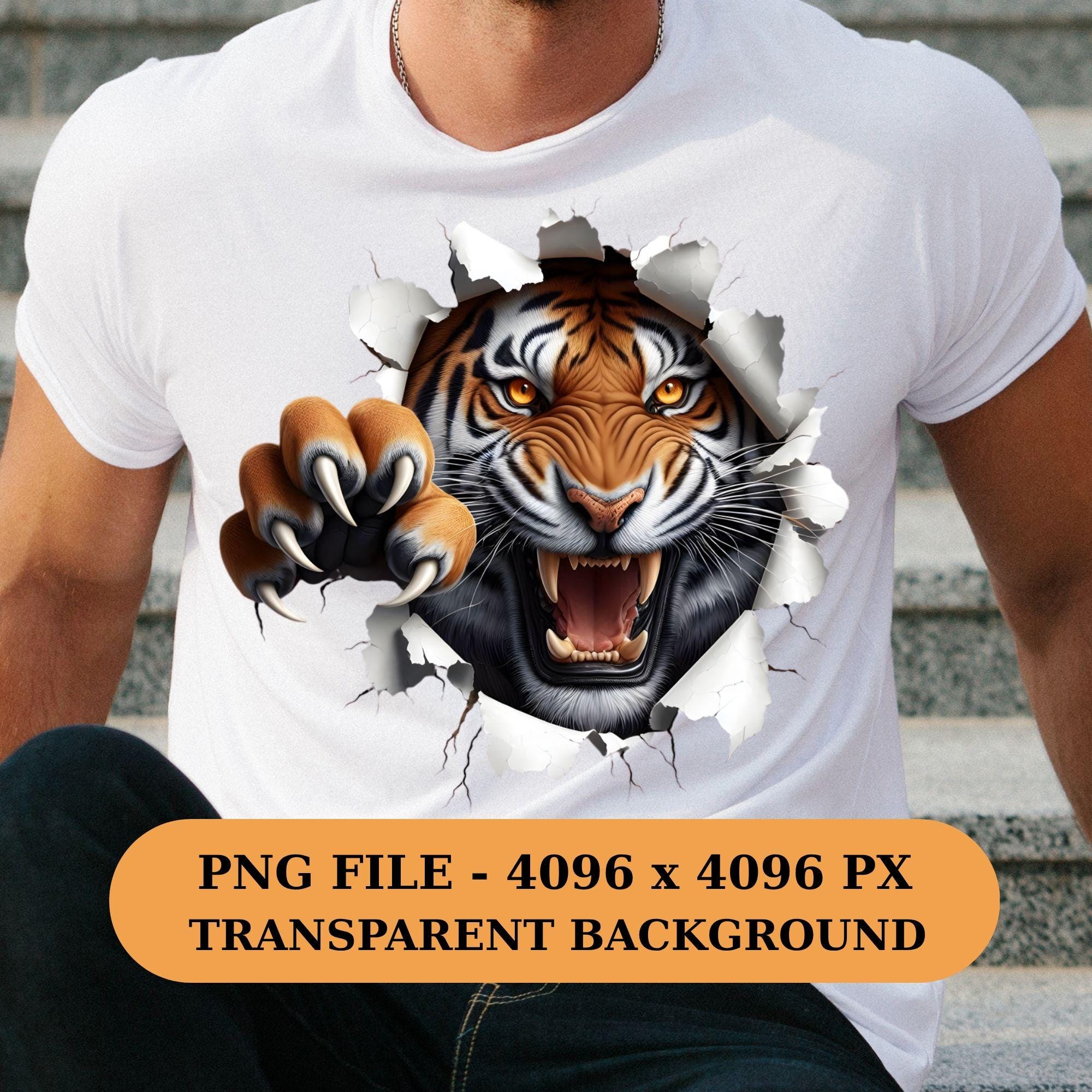 Daraz Tee Shirt Imprimé Tigre Anine Bing Tiger Print T-shirt
