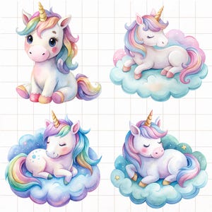 unicorn graphics, magical animal, rainbow unicorn png, baby unicorn png, cute unicorn png, nursery decoration, pastel unicorn, unicorn clipart, watercolor unicorn, baby girl birthday, animal clipart, baby shower, watercolor clipart