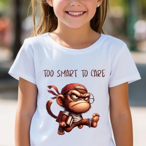 Grumpy Monkey Watercolor PNG: Funny T-shirt Design (digital Download ...