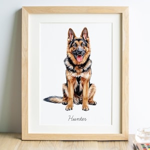 Mini Custom Watercolor Pet Portrait, Dog Portraits From Photos, watercolor pet painting, Custom Dog Portrait, Dog Painting, Hand Painted