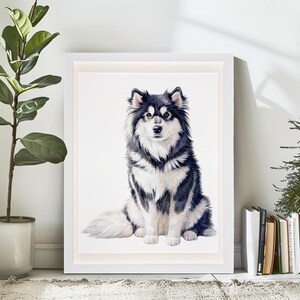 Retrato de mascota en acuarela personalizado, retrato de perro personalizado, retrato dibujado a mano a partir de una foto, regalo personalizado, retrato de mascota pintado a mano, pintura de mascotas imagen 6