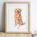 Custom Watercolor Pet Portrait,Custom Dog Portrait,Hand Drawn Portrait From Photo,personalized gift,Hand Painted Pet Portrait,Pet Painting product logo