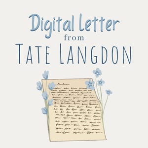 Carta de confissão de esmagamento digital de Tate Langdon (download instantâneo)
