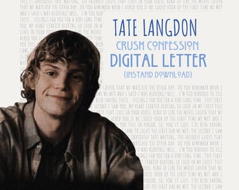 Bekännelsebrev om Tate Langdons förälskelse | Digital direktnedladdning