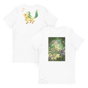Eevee Evolutions T-shirt voor conventie Card Show Pokemon T-shirt voor verjaardag Shirt met Leafeon Prismatic Evolutions T-shirt cadeau voor kind