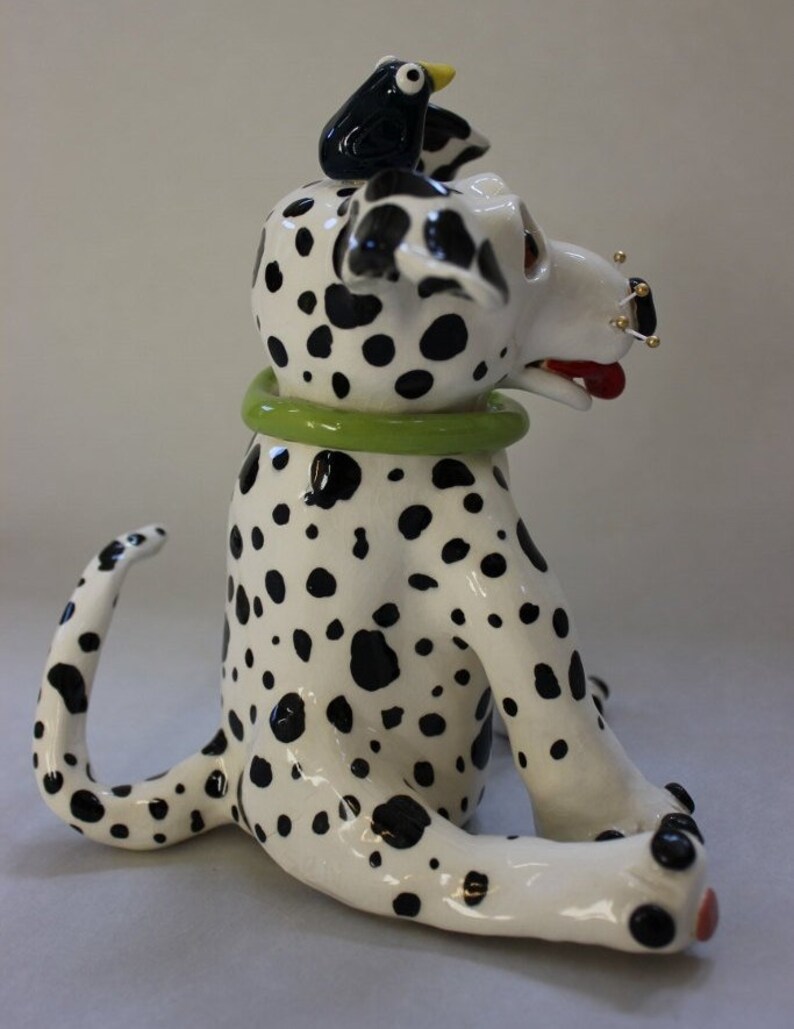 large ceramic dalmatian dog