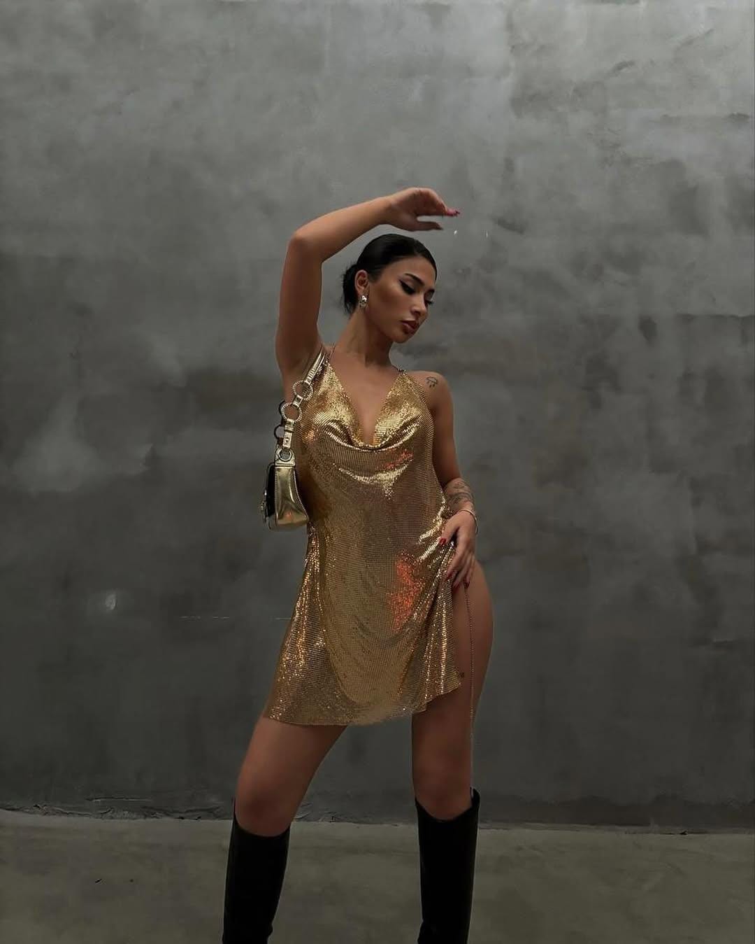 Gold Festival Dress - Etsy Australia