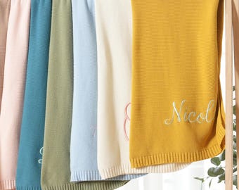 Personalized Gifts for Baby, Custom Nephew Blanket, Embroidered Baby Name Blanket, Newborn Blanket, Baby Shower Gift, Newborn Gifts