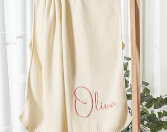 Personalized Keepsake Gifts for Baby, Custom Baby Blanket, Embroidered Baby Name Blanket, Newborn Blanket, Baby Shower Gift, Newborn Gifts
