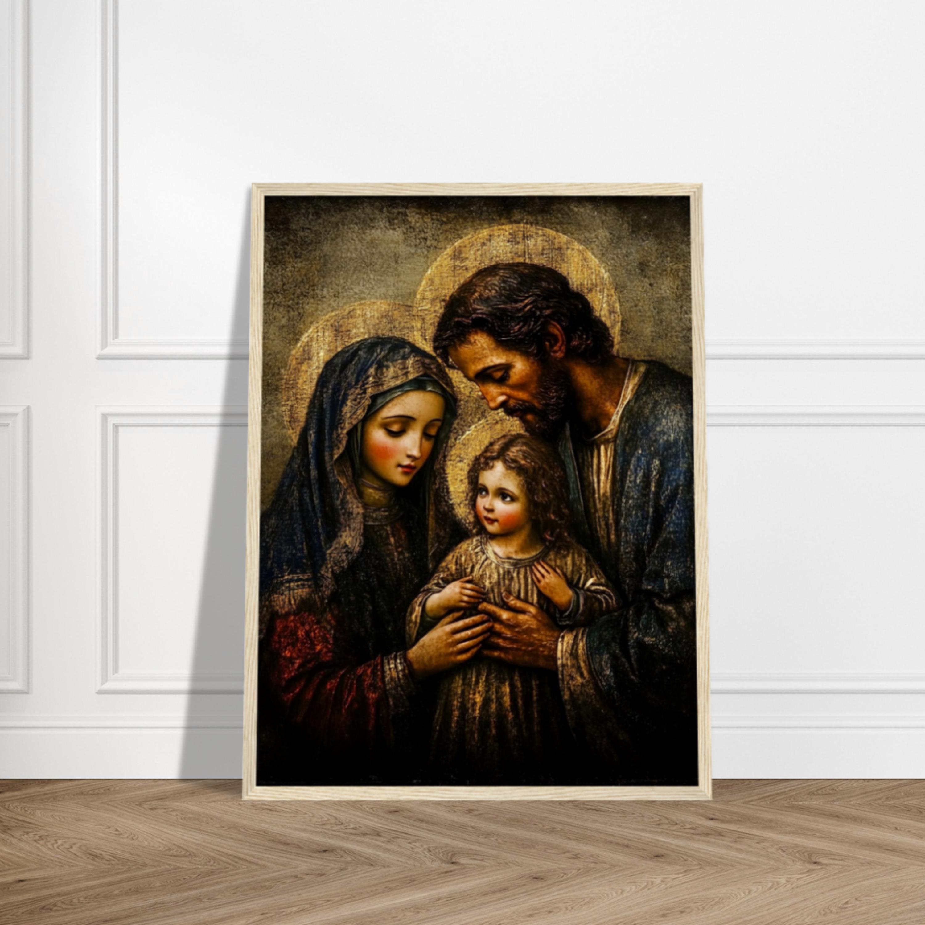 Holy Family Art Print: Traditional Catholic Home Altar Decor - Etsy