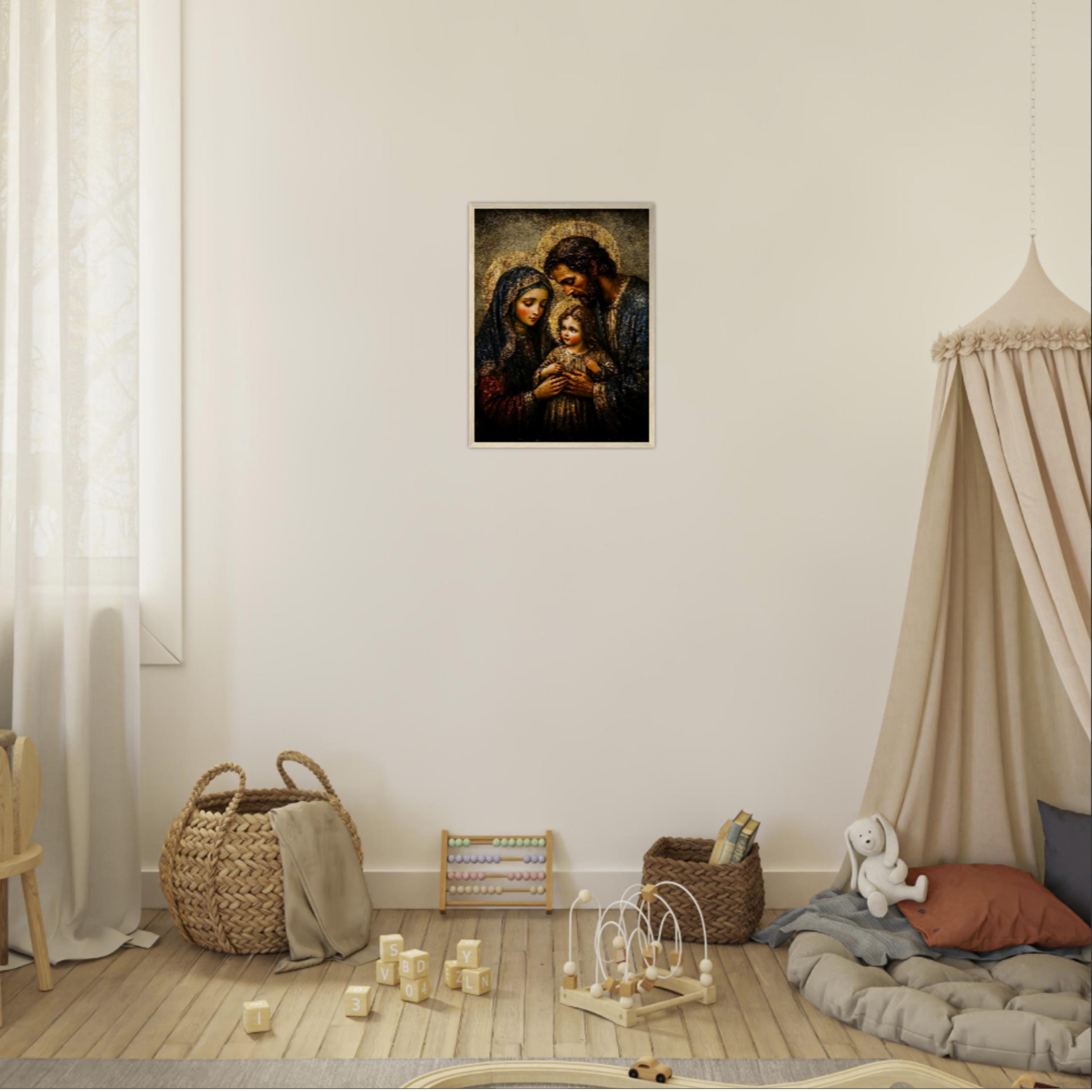 Holy Family Art Print: Traditional Catholic Home Altar Decor - Etsy