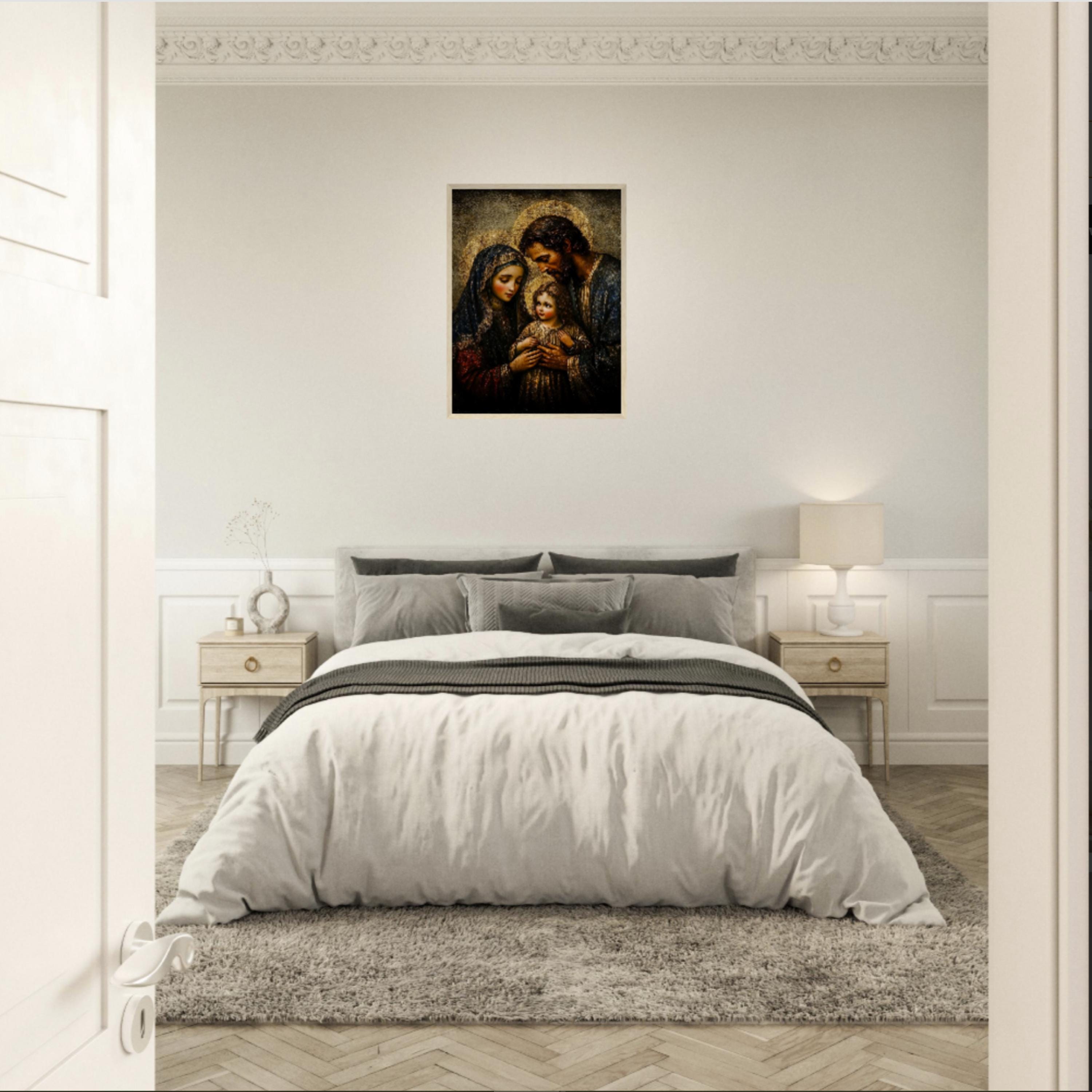 Holy Family Art Print: Traditional Catholic Home Altar Decor - Etsy