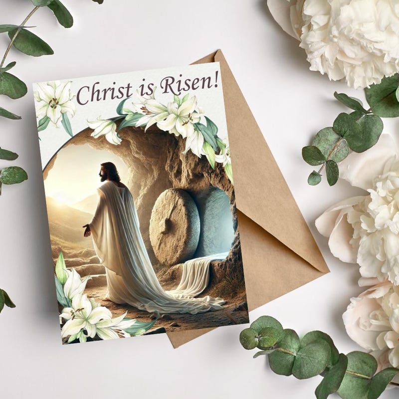 Catholic Easter Greeting Cards Etsy Catholic easter greeting cards etsy