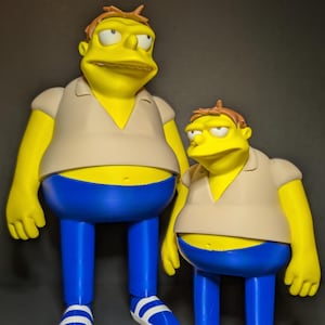 Barney Gumble Figure - The Simpsons&#39; Duff-Loving Legend! Standard (9&quot;) or Large (13.25&quot;) - Perfect Gift for Fans