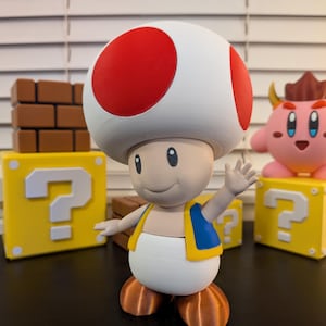9” Toad Figure – Mario-Inspired Collectible | Fun Gaming Decor & Gift!