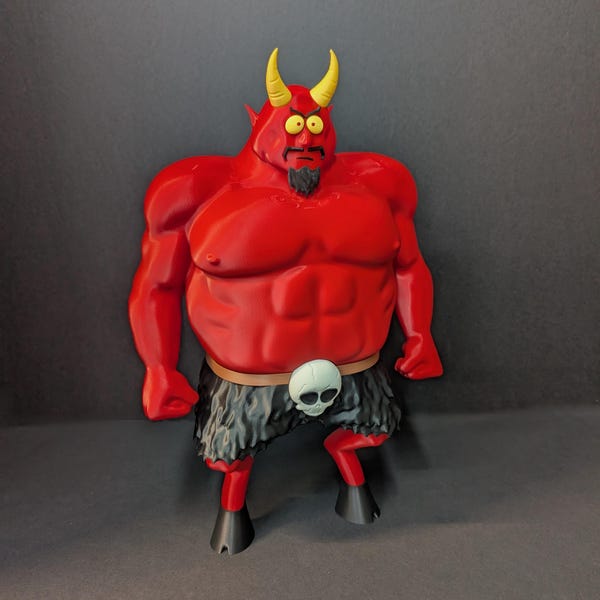 South Park Satan Figure – Red Devil Collectible Statue – Large 12.5” or Small 6.25” Display Model