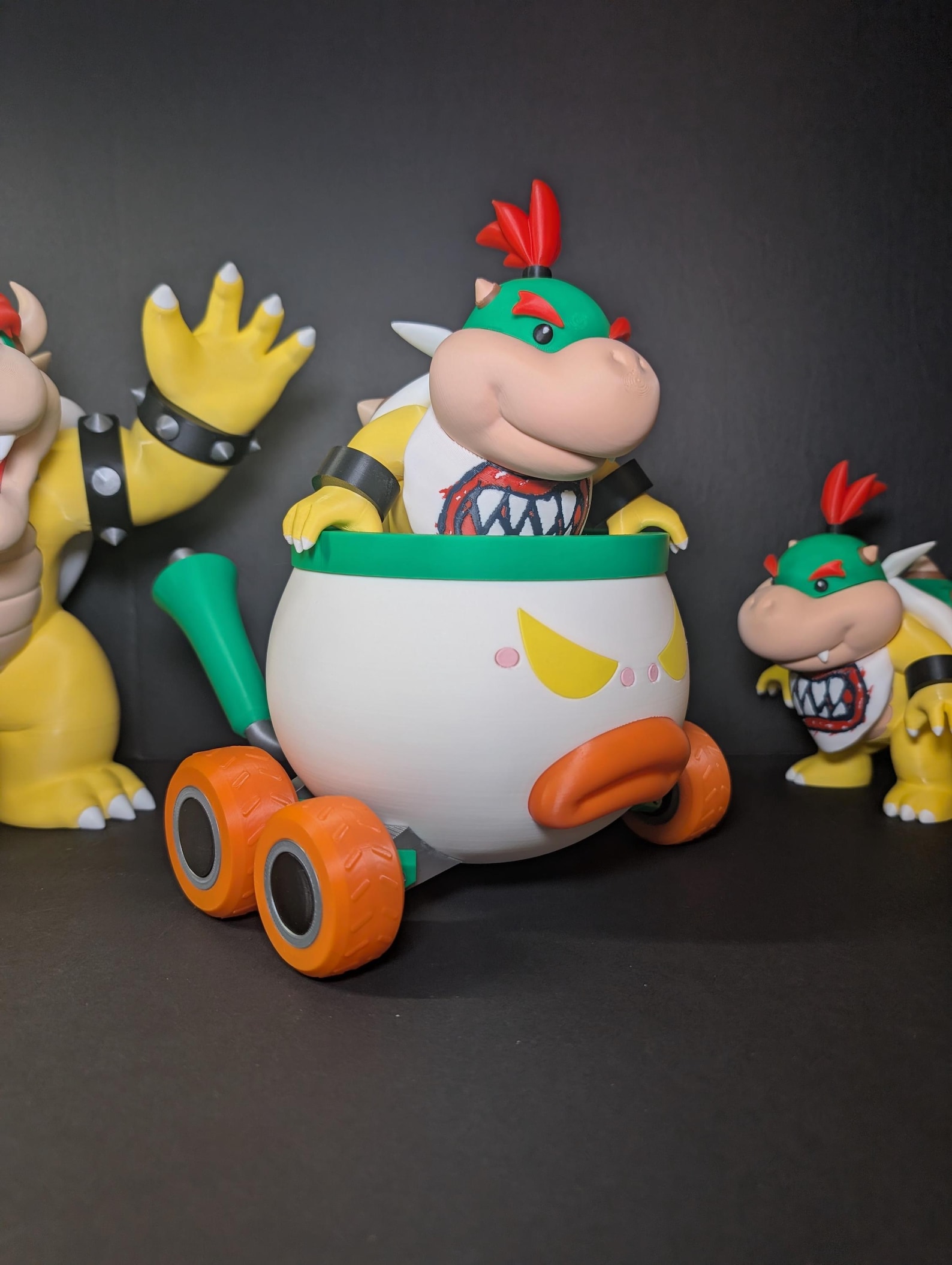 Bowser Jr. Figure – Small, Large, or Clown Kart Bundle - Etsy