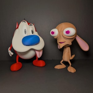 Ren and Stimpy Figures - Etsy