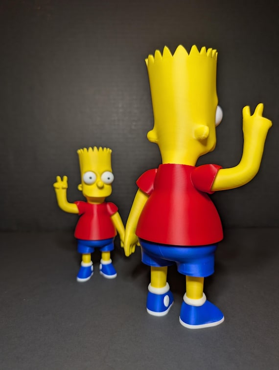 Bart Simpson Figure | Simpsons Toy Collectible – Standard or Large