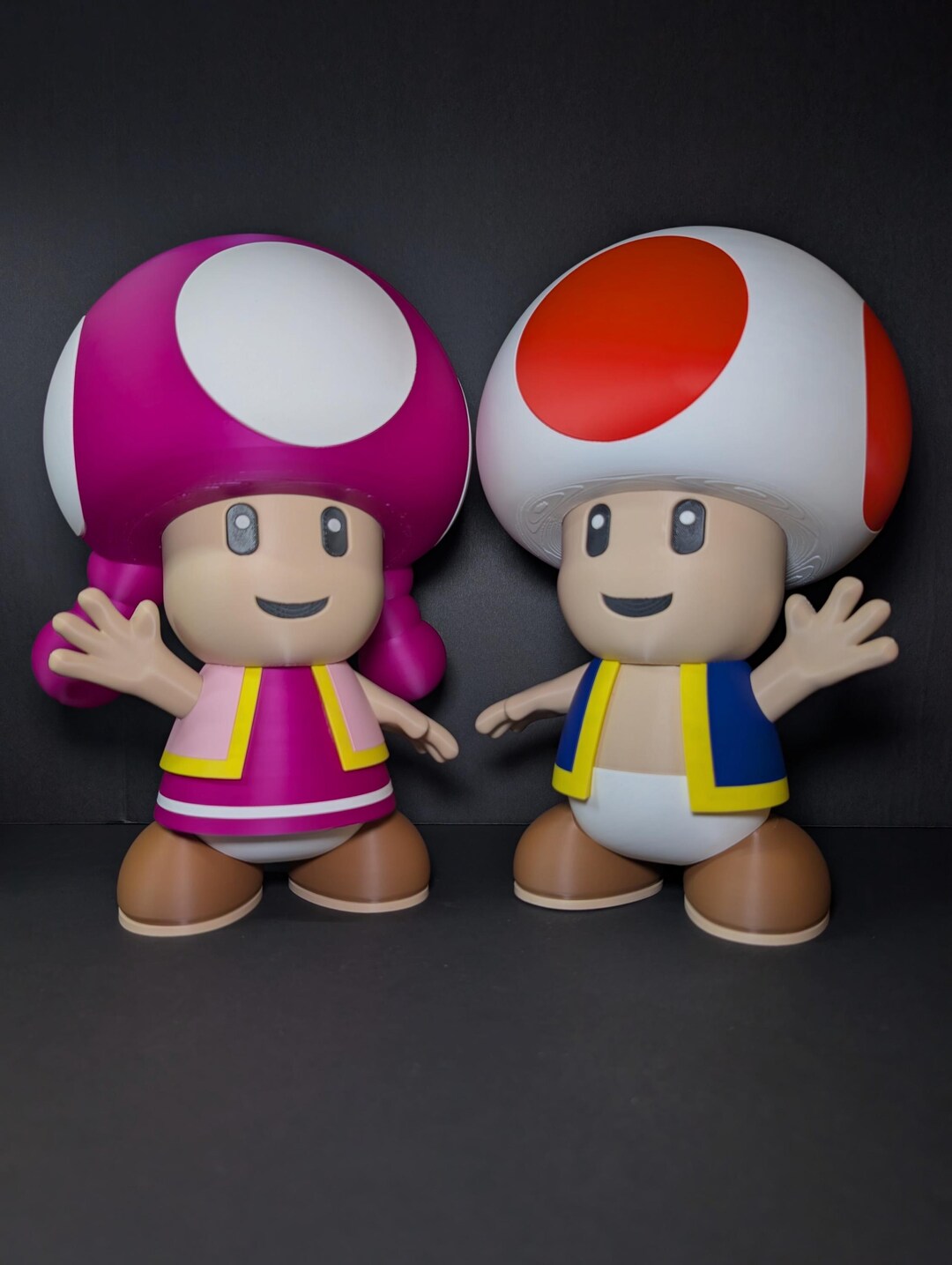 Toad & Toadette Storage Figures 11.5