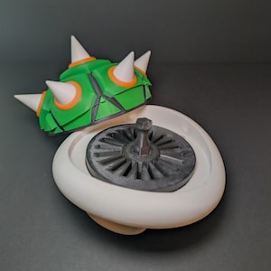 Koopa Shell Display Bowser Display Figure – King of the Koopas Collectible, 10.25” Tall ...
