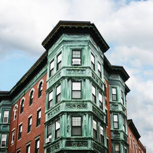 North End Boston Photography Print: Little Italy Architecture Wall Art
