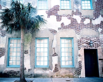 Charleston South Carolina - Brick Building Photograph - Southern Art Print - Wall Art Home Decor