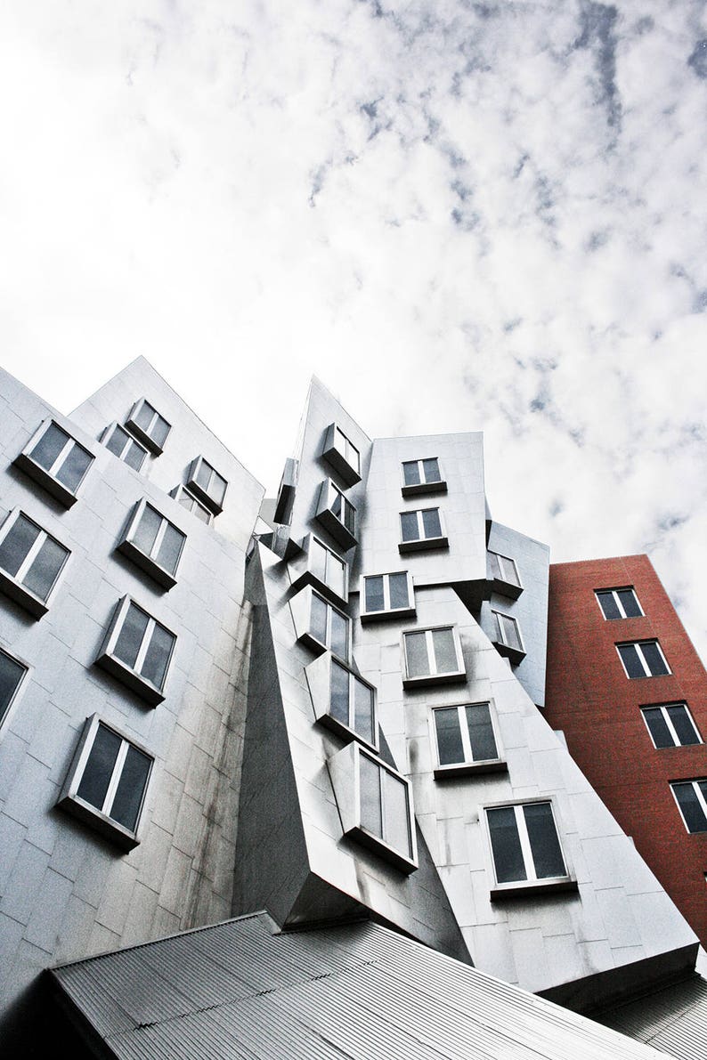 Photograph Frank Gehry MIT Stata Center Deconstructivist image 0