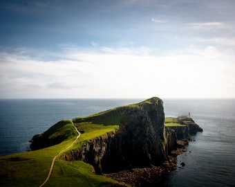 Isle of Skye Photograph - Neist Point Lighthouse - Scotland Travel - Wanderlust Art Print Home Decor