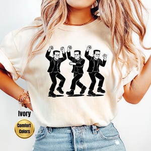 Dancing Frankenstein Halloween Shirt: Funny Spooky Season Tee