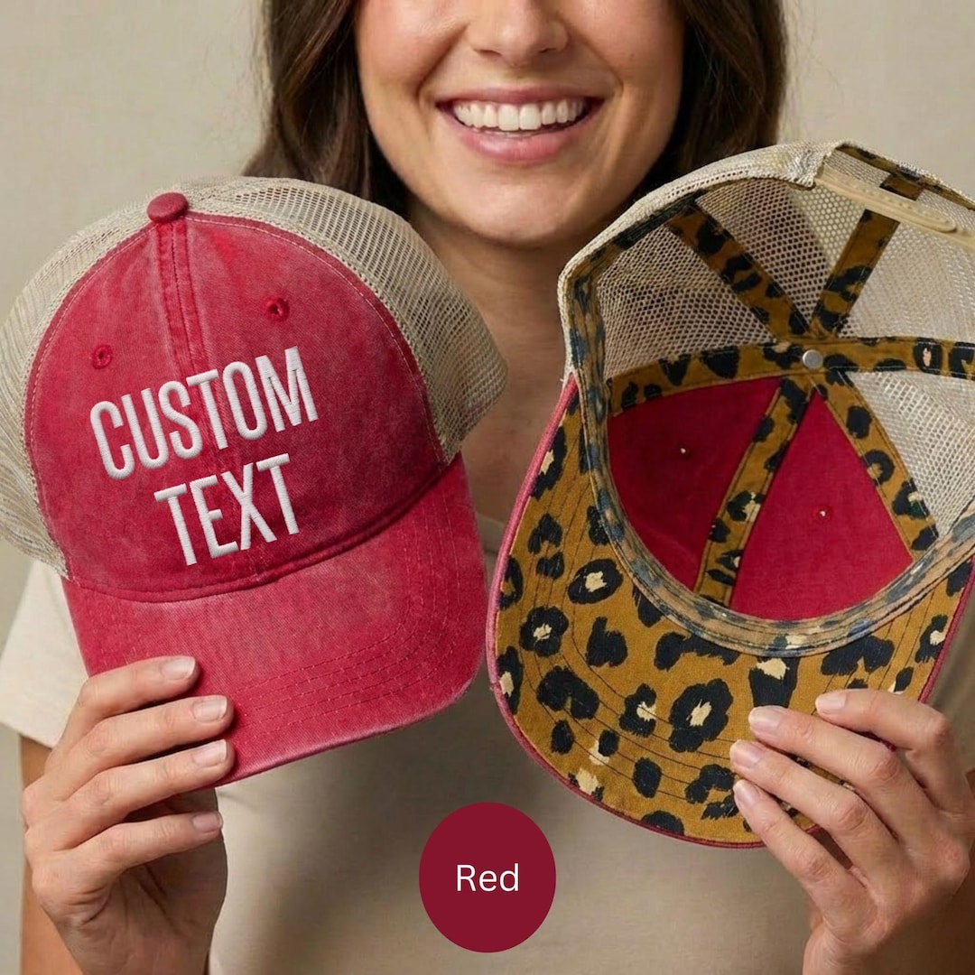 Custom Text Embroidered Hat for Women, Personalized Bachelorette Party ...