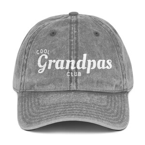 Embroidered Grandpa Hat, Vintage baseball hat, dad hat for father day, hat for grandpa, grandpa gift, gift for new grandpa, fathers day hat