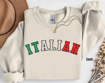 Italian Sweatshirt, Italian gifts, Italian Shirt, Nonna gifts, Italy gifts, Italy travel gifts