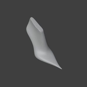 3D STL Frauen Spitz High Heel Schuhleisten
