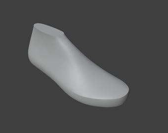 3D STL Shoe Last Beck Men