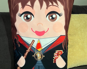 Hermione Magical 'Wizard Girl' Pillowcase Custom Design