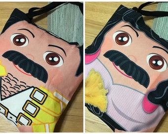 Freddie Mercury 'Hero Hugger' Bohemian Rhapsody Double Sided Tote Bag Custom Design