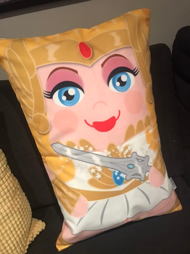 classic Old School She-ra Princess of Power 'Hero Hugger' Decorative Pillowcase Custom Design image 5