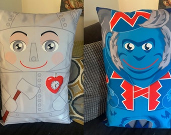 Tin Man and Flying Monkey 'Hero Hugger' Decorative Pillowcase Custom Design wizard of oz!