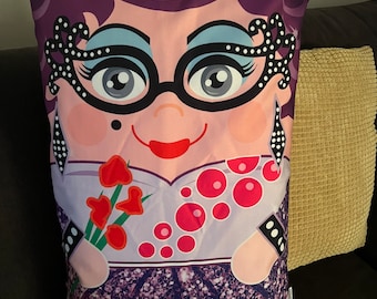 Dame Edna 'Hero Hugger' Pillowcase Custom Design iconic Megastar Housewife