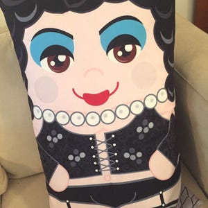 Frankenfurter 'Hero Hugger' Dekoracyjna Poszewka na Poduszkę Projekt na zamówienie Rocky Horror Cult