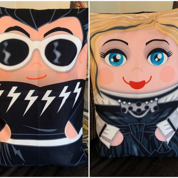 Moira and David Schitts Creek 'Hero Hugger' Decorative Pillowcase Custom Design