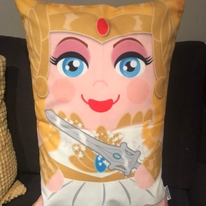 classic Old School She-ra Princess of Power 'Hero Hugger' Decorative Pillowcase Custom Design