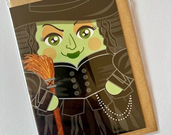 Wicked Witch A5 Greeting Card with envelope