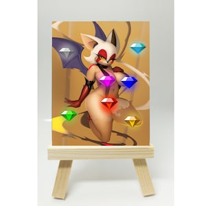 Rouge the bat - (Hyper Form) Karta artystyczna Waifu