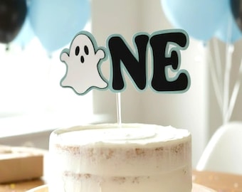 Spooky One Cake Topper, Ghost First Birthday